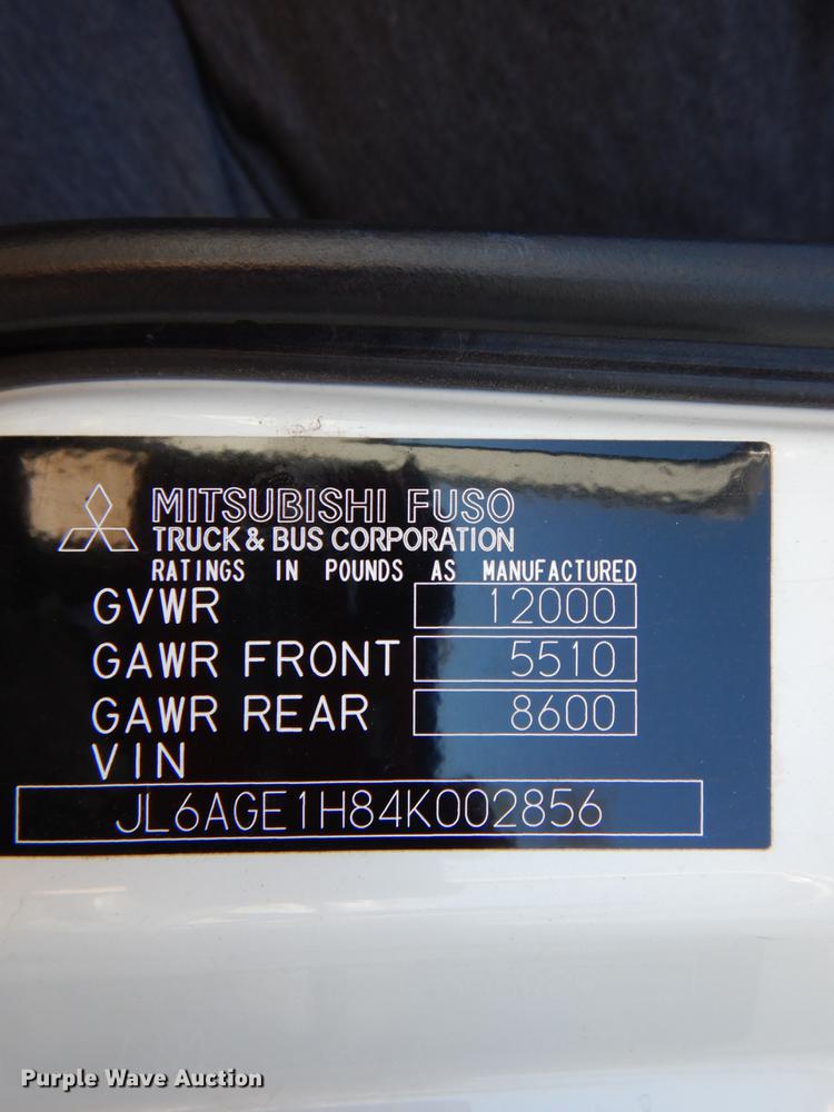 image for item DE8352 2004 Mitsubishi Fuso FG dump flatbed truck