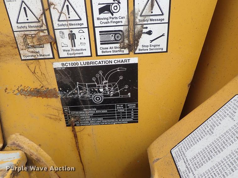 image for item DF1177 Vermeer BC1000XL chipper