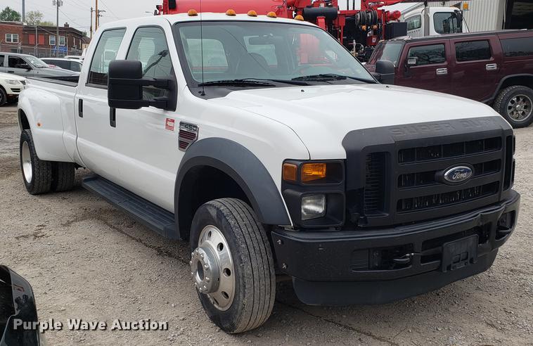 image for item DF3457 2008 Ford F450 Super Duty Crew Cab truck cab and chassis