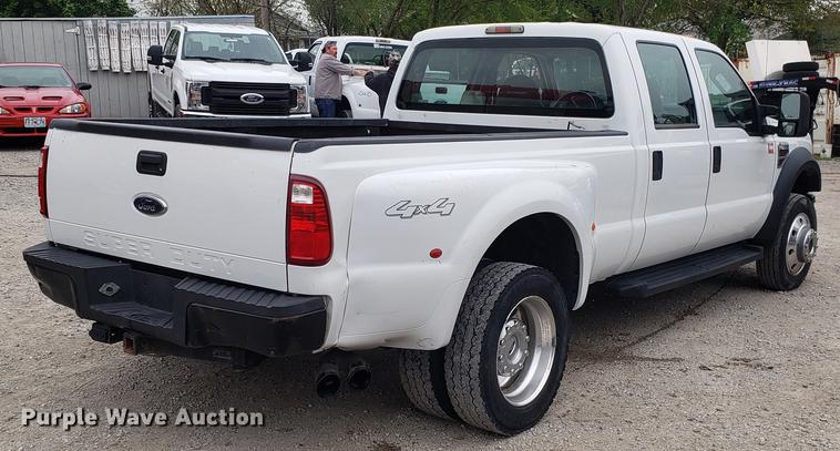 image for item DF3457 2008 Ford F450 Super Duty Crew Cab truck cab and chassis