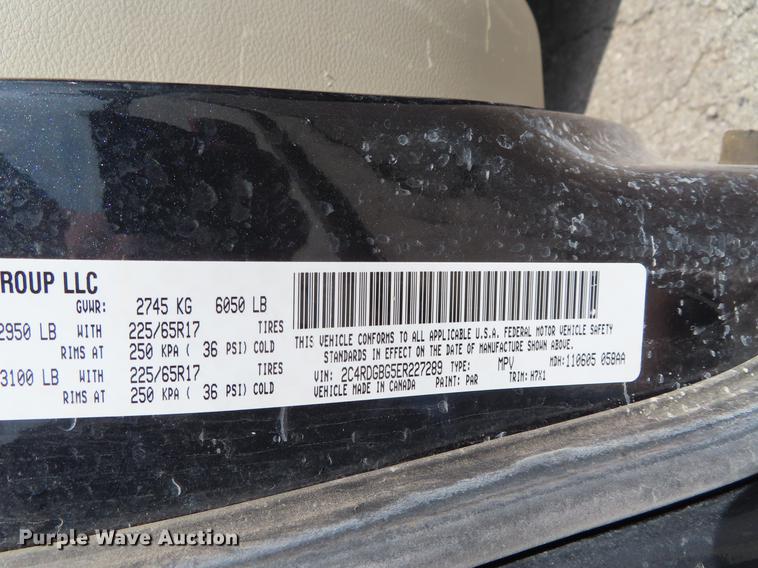 image for item DF7813 2014 Dodge Grand Caravan van