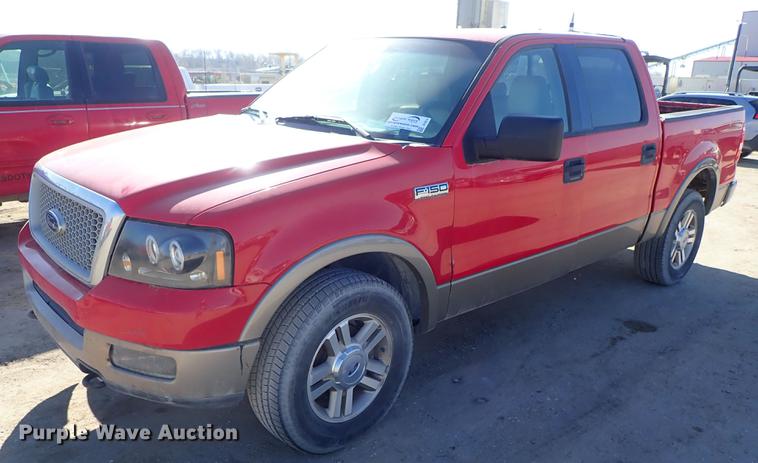 image for item DF8813 2004 Ford F150 SuperCrew pickup truck