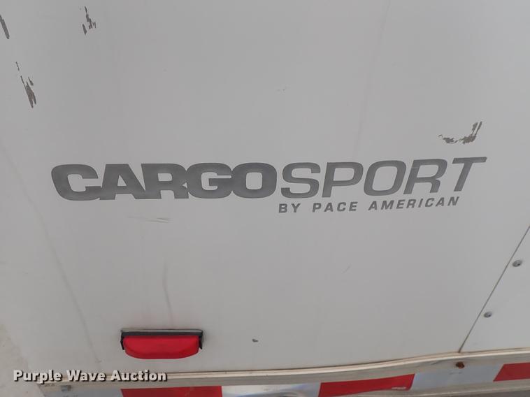 image for item DF8853 2004 Pace American Sport enclosed cargo trailer