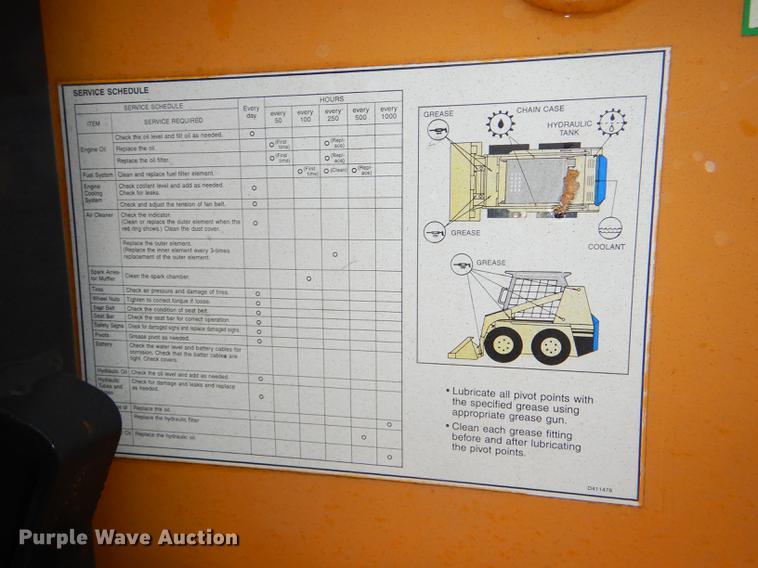 image for item DG1019 1998 Daewoo DSL601 skid steer