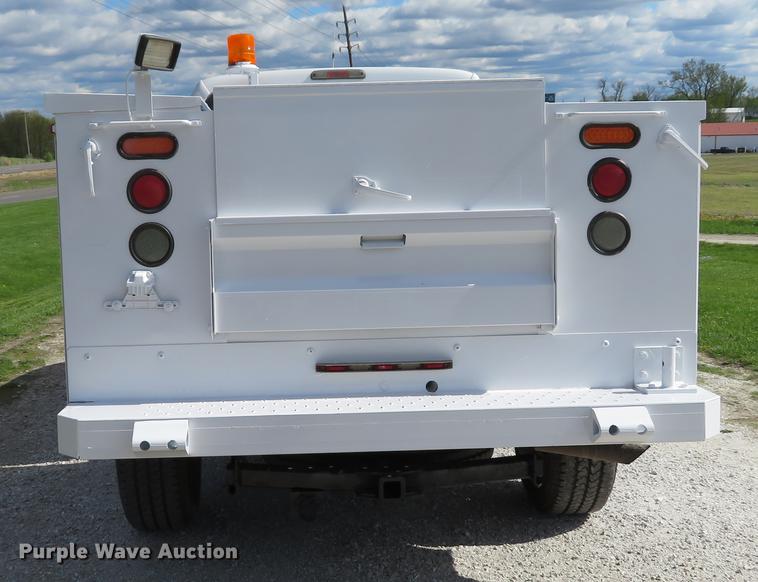 image for item DG3989 2008 Ford F350 Super Duty XL SuperCab utility bed pickup truck