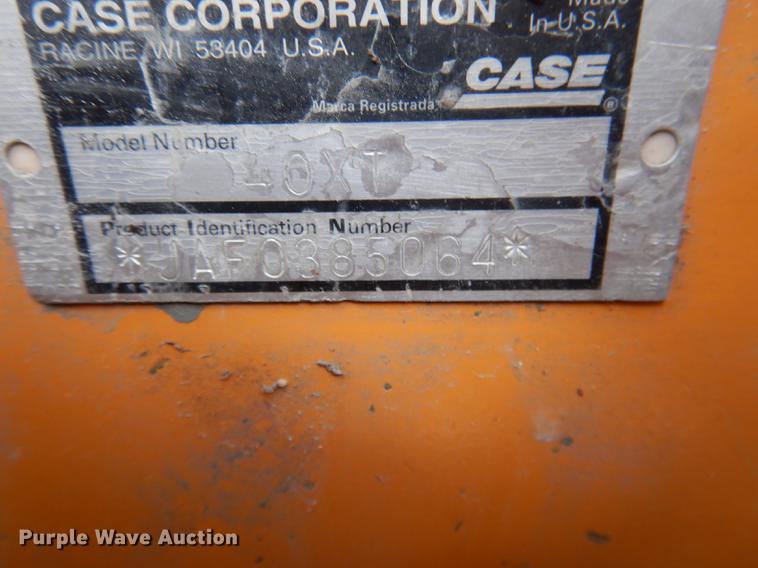 image for item DG5774 2002 Case 40XT skid steer