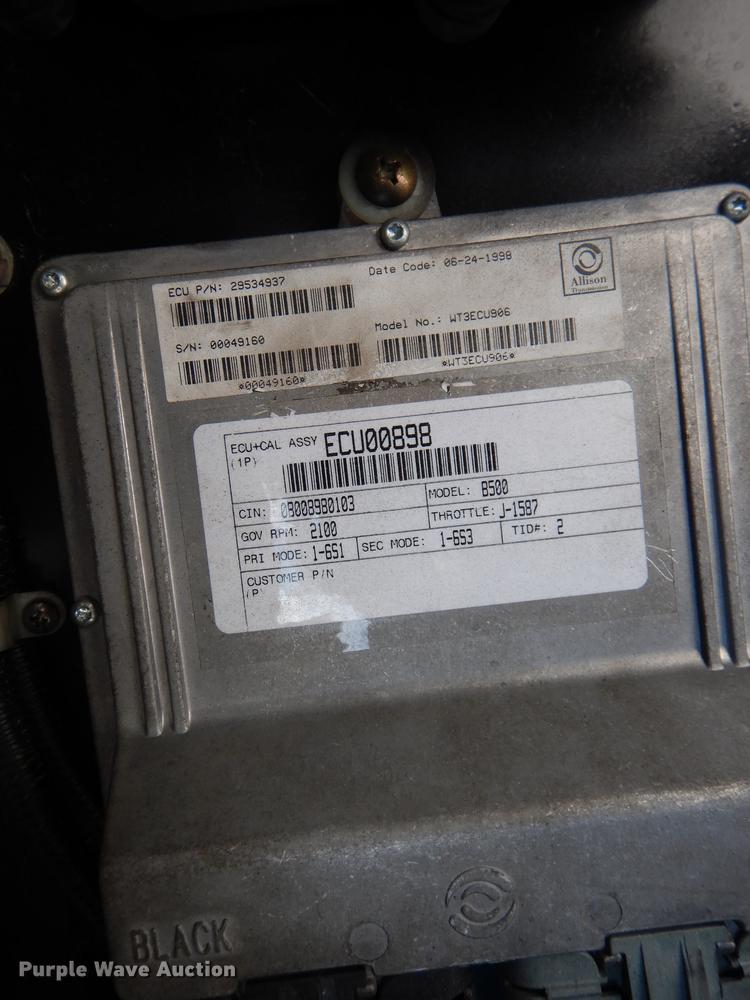 image for item DG5776 1999 Blue Bird Touring Coach LTC40 coach bus