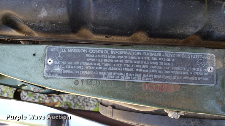 image for item EN9905 1973 Mercedes Benz 280C