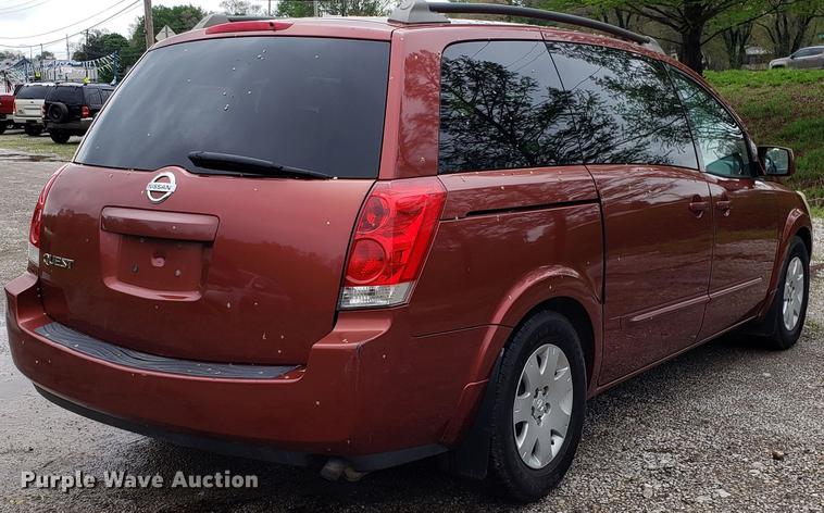 image for item EN9912 2005 Nissan Quest van