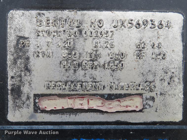 image for item EV9604 Miller Big 40 welder