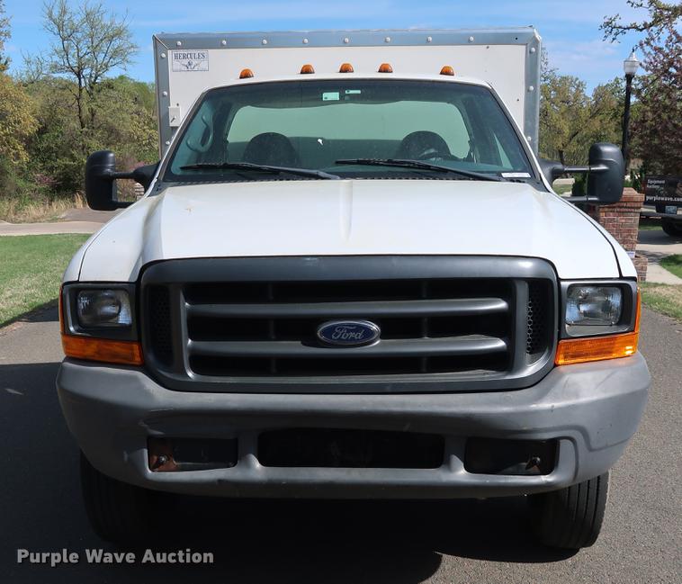 image for item FE9606 1999 Ford F450 Super Duty flatbed applicator truck