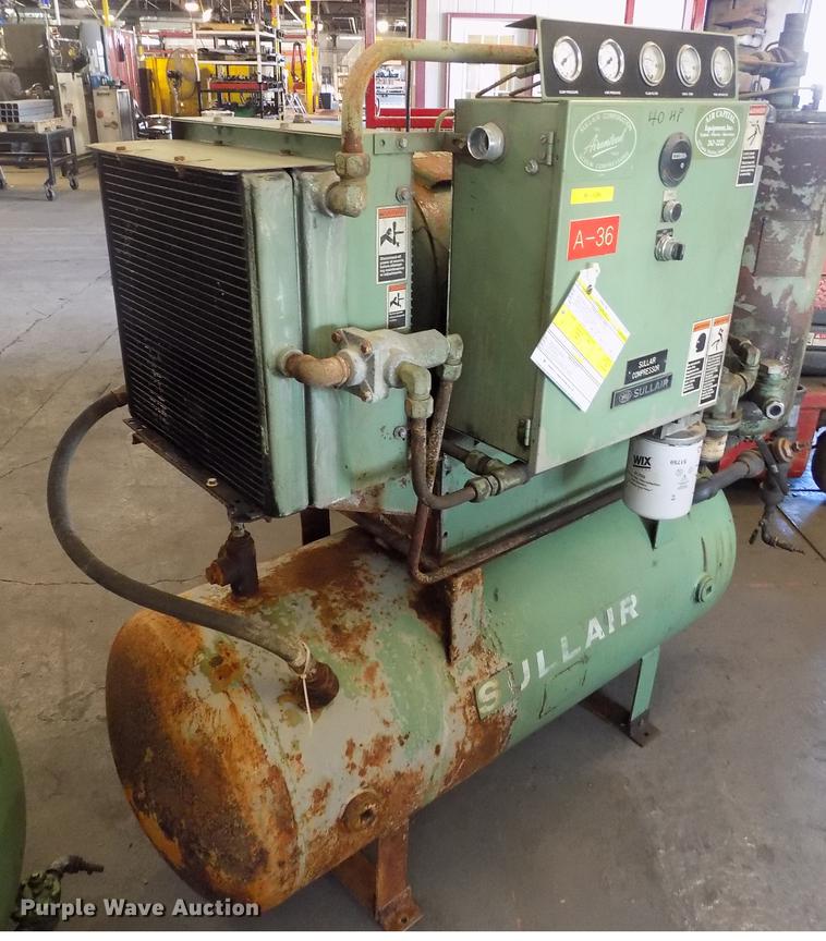 image for item FG9252 Sullair 10B-40AC screw type compressor