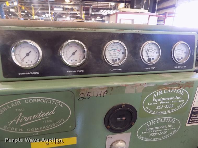 image for item FG9253 Sullair 10B-25AC screw type compressor