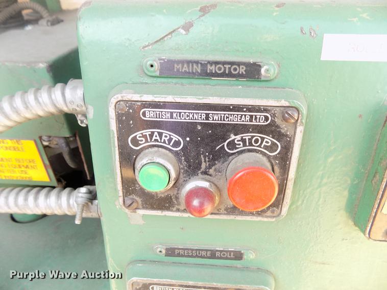 image for item FG9256 FJ Edwards plate roller