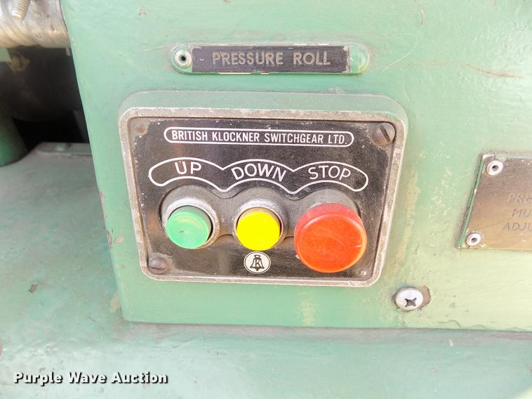 image for item FG9256 FJ Edwards plate roller