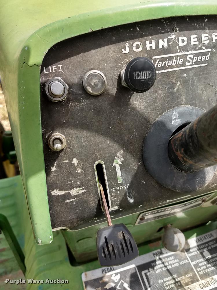 image for item FG9321 John Deere 112 lawn mower