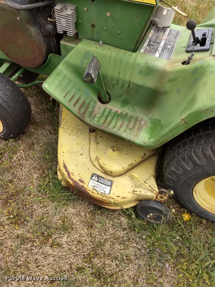 image for item FG9321 John Deere 112 lawn mower