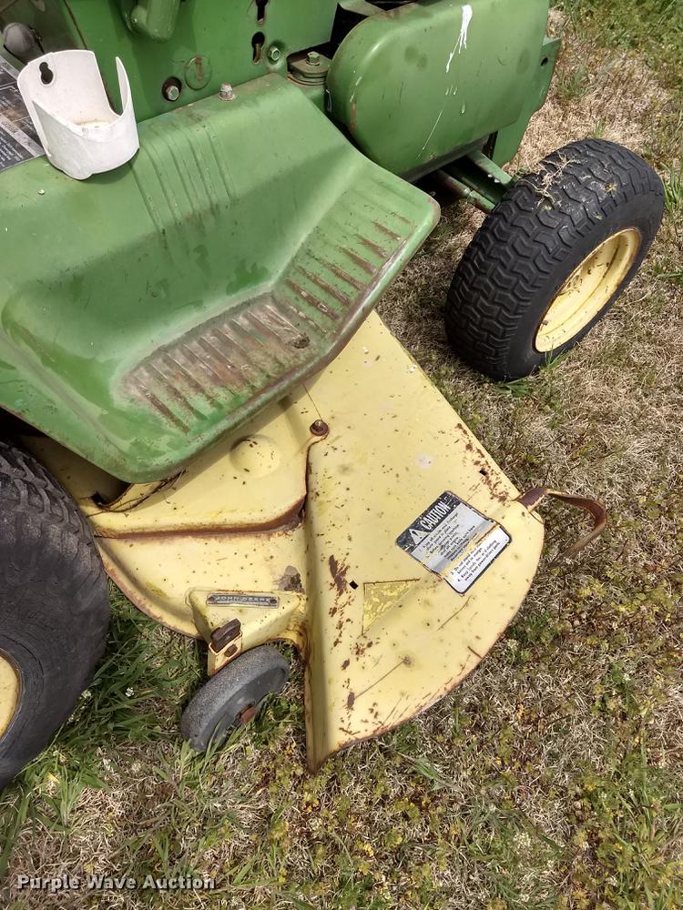 image for item FG9321 John Deere 112 lawn mower