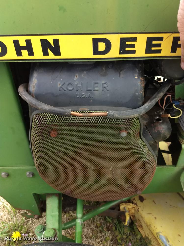 image for item FG9321 John Deere 112 lawn mower