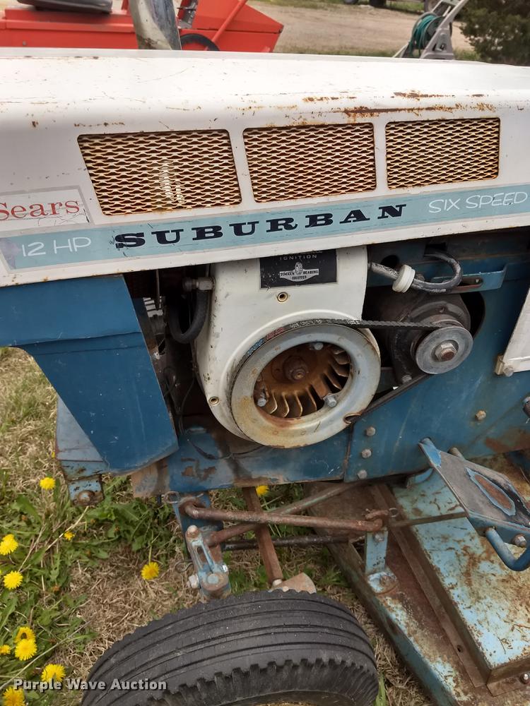 image for item FG9322 Sears Suburban garden tractor