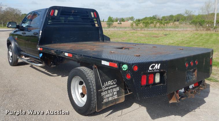 image for item FH9256 2012 Dodge Ram 5500 Crew Cab flatbed truck