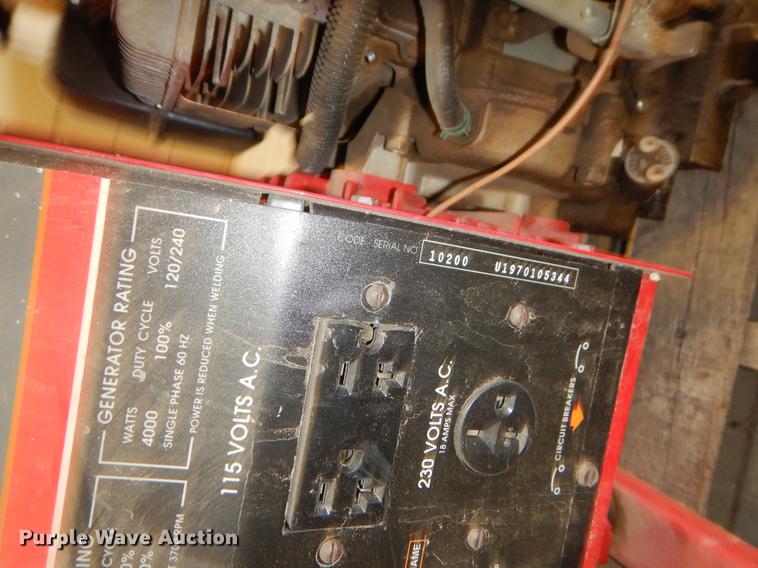 image for item FH9265 Lincoln Power Arc 4000 arc welder