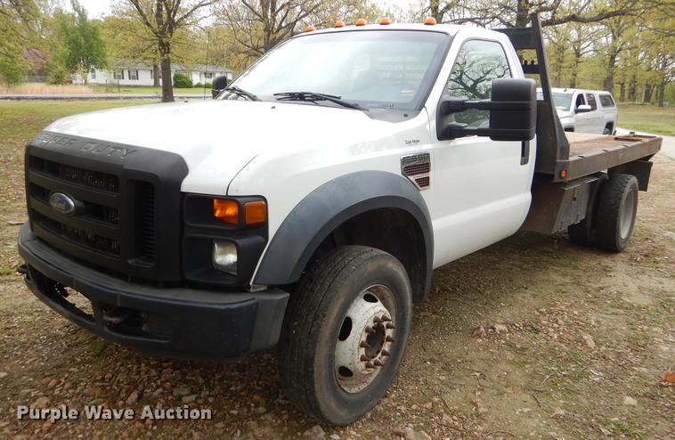 image for item FH9301 2008 Ford F550 Super Duty XL flatbed truck