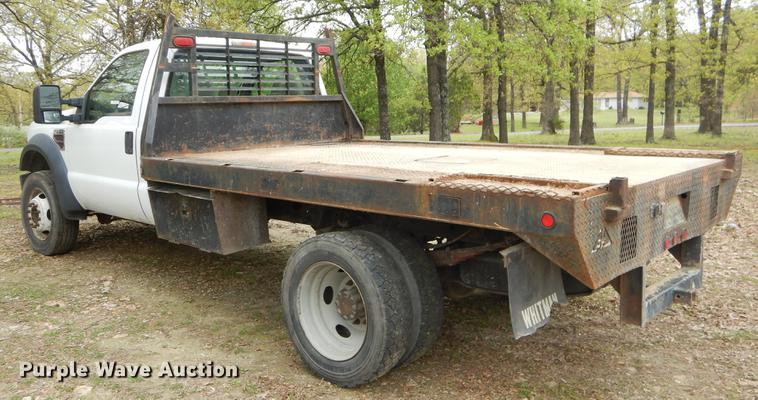 image for item FH9301 2008 Ford F550 Super Duty XL flatbed truck