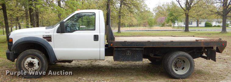 image for item FH9301 2008 Ford F550 Super Duty XL flatbed truck