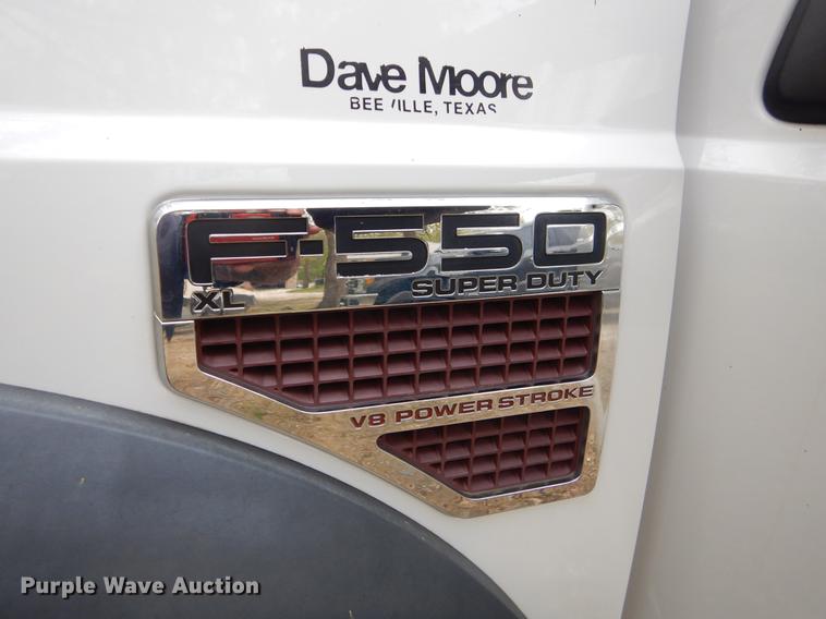 image for item FH9301 2008 Ford F550 Super Duty XL flatbed truck