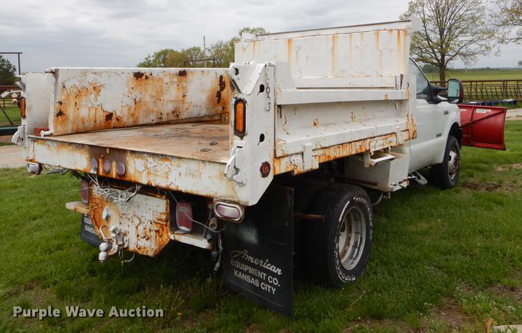 image for item FH9304 2007 Ford F350 Super Duty XL dump bed pickup truck