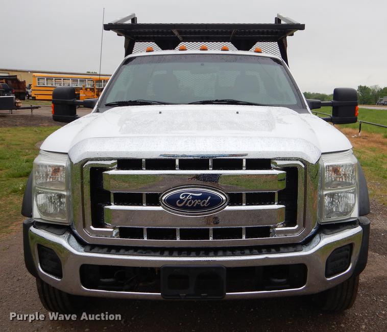 image for item FH9309 2012 Ford F550 Super Duty SuperCab flatbed truck