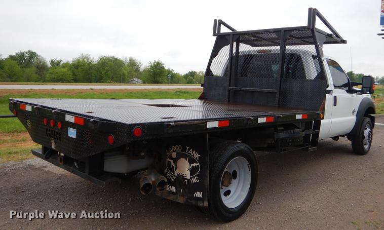 image for item FH9309 2012 Ford F550 Super Duty SuperCab flatbed truck