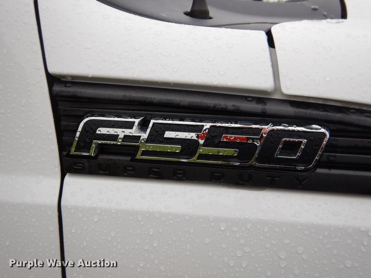 image for item FH9309 2012 Ford F550 Super Duty SuperCab flatbed truck