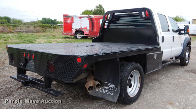 image for item FH9321 2012 Ford F450 Super Duty Crew Cab flatbed truck