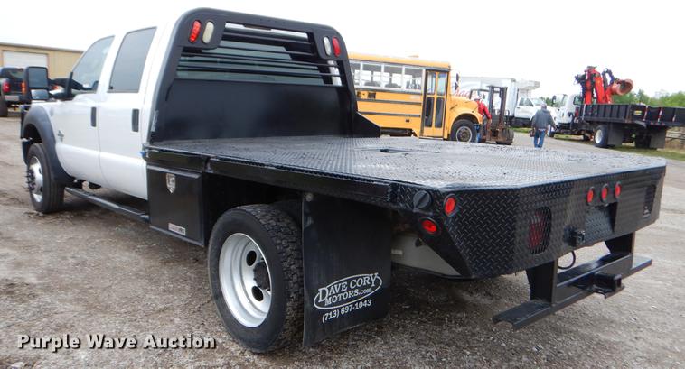 image for item FH9321 2012 Ford F450 Super Duty Crew Cab flatbed truck