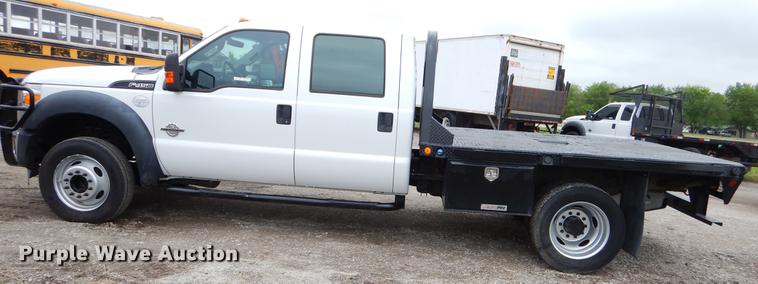 image for item FH9321 2012 Ford F450 Super Duty Crew Cab flatbed truck