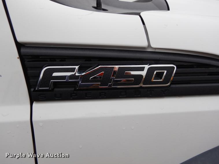 image for item FH9321 2012 Ford F450 Super Duty Crew Cab flatbed truck
