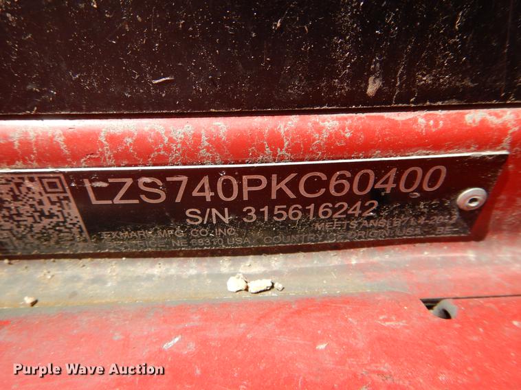 image for item FI9575 Ex Mark LZS740PKC60400 ZTR lawn mower
