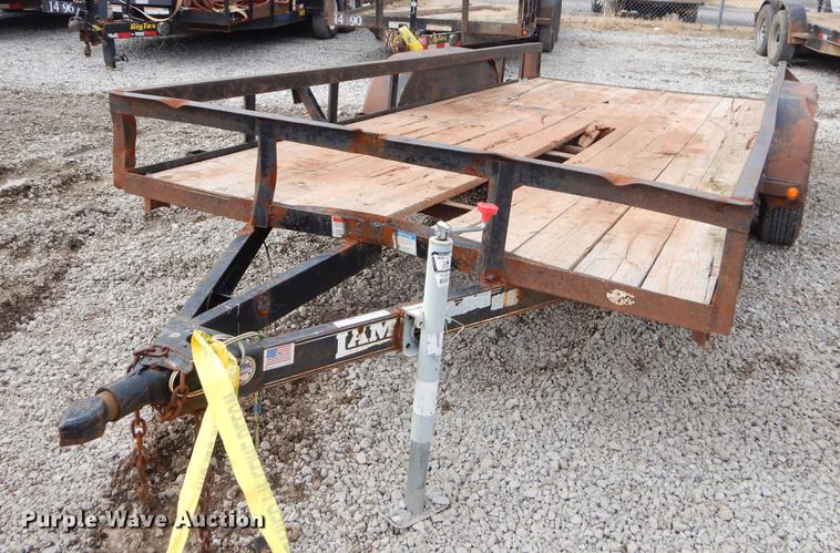 image for item FQ9578 2014 Lamar utility trailer