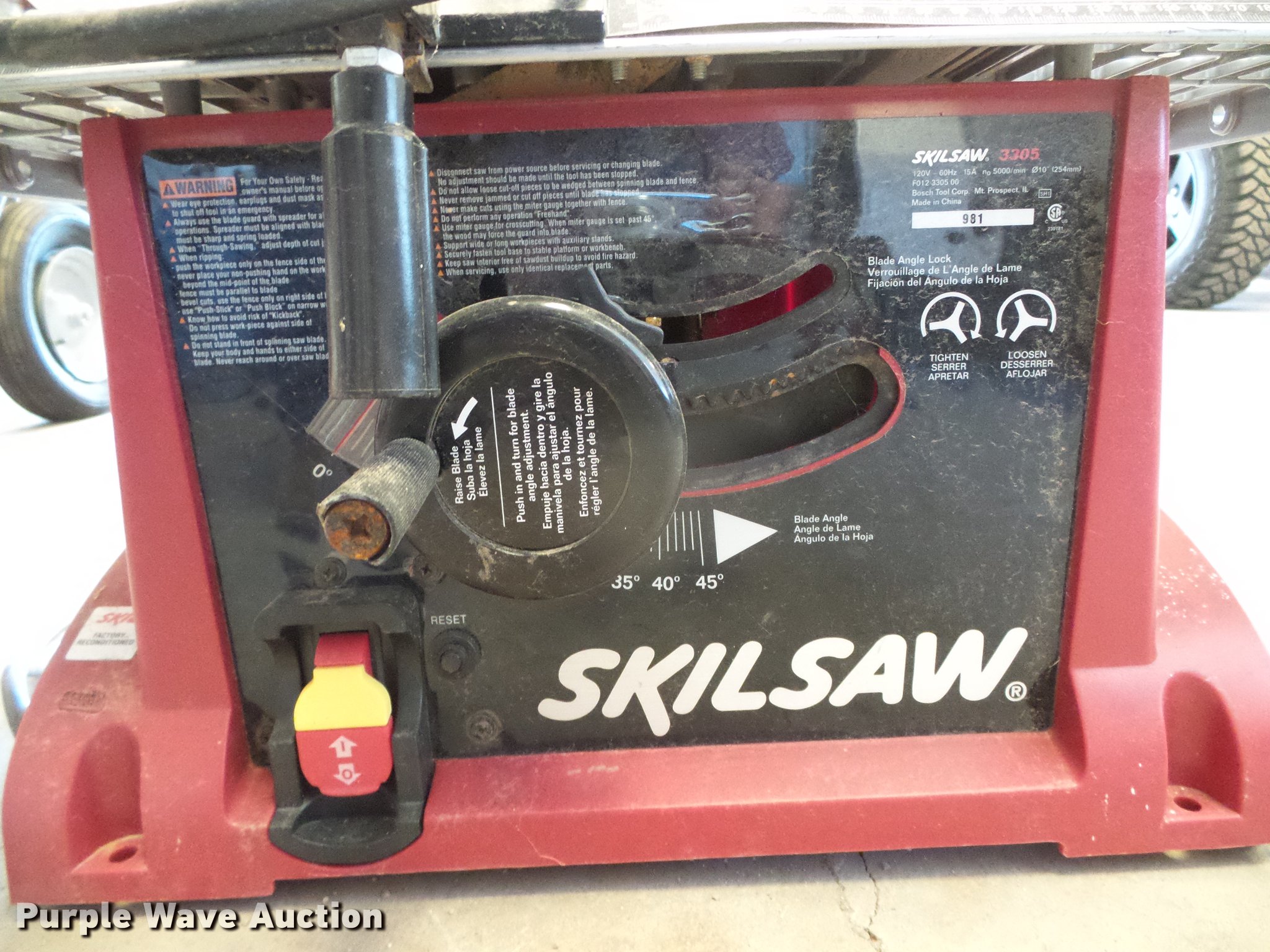 Skilsaw Table Saw 3305 Price | Decoration Jacques Garcia