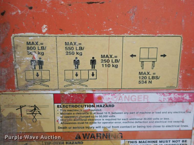 image for item DB8796 JLG 400CRT scissor lift