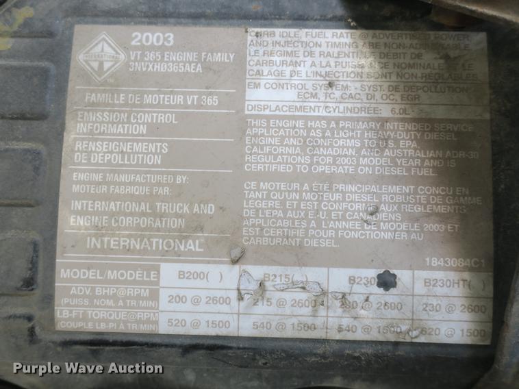 image for item DB8809 2004 Ford F650 flatbed truck