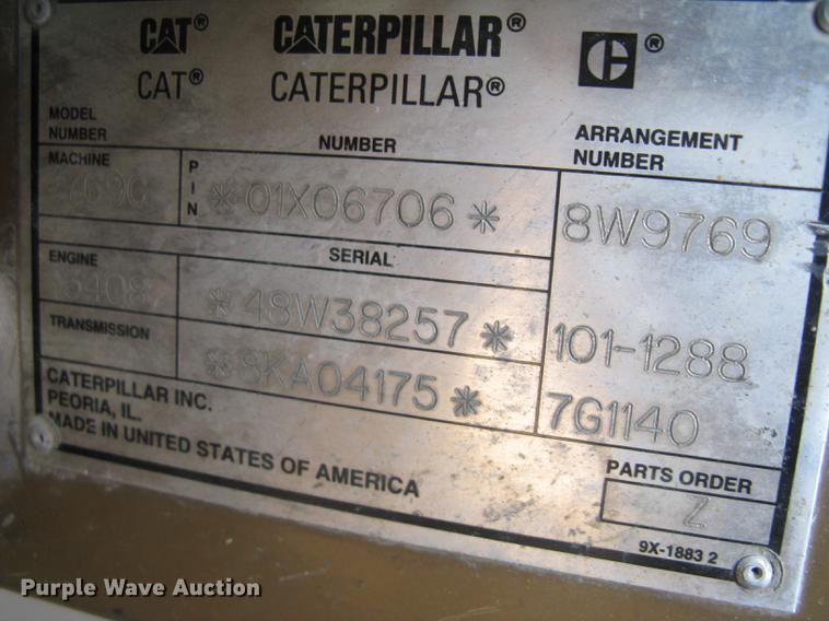 image for item DC1362 1995 Caterpillar 769C haul truck