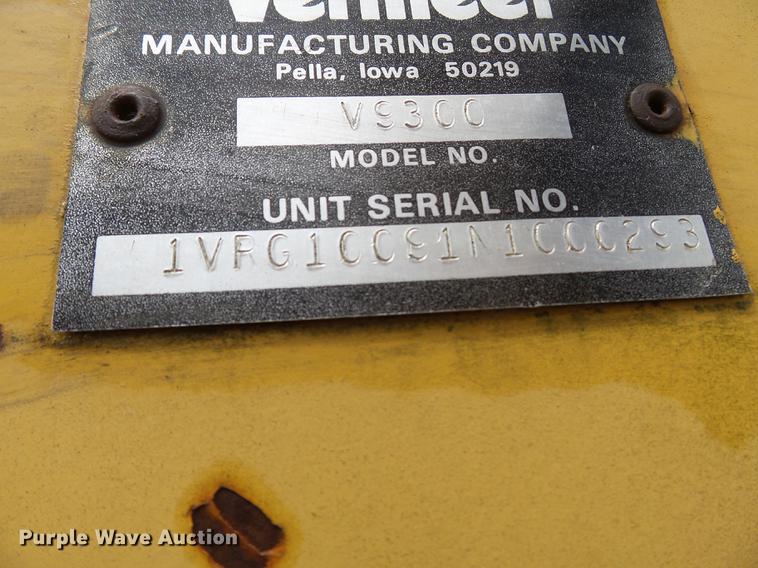 image for item DD2269 1992 Vermeer V8050 vibratory cable plow