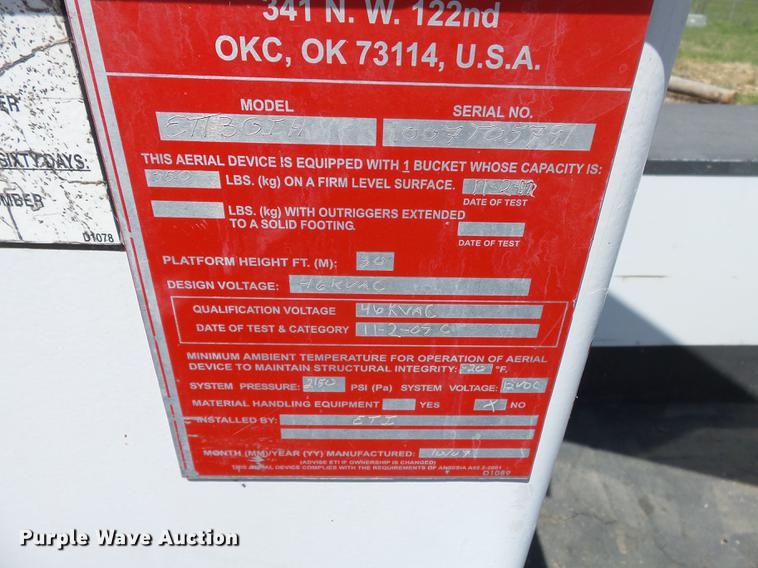 image for item DD2280 2008 Ford F550 Super Duty bucket truck