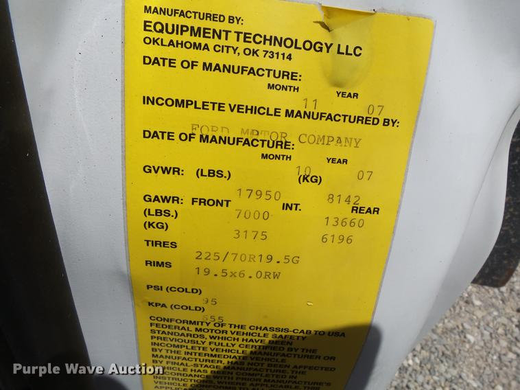 image for item DD2280 2008 Ford F550 Super Duty bucket truck