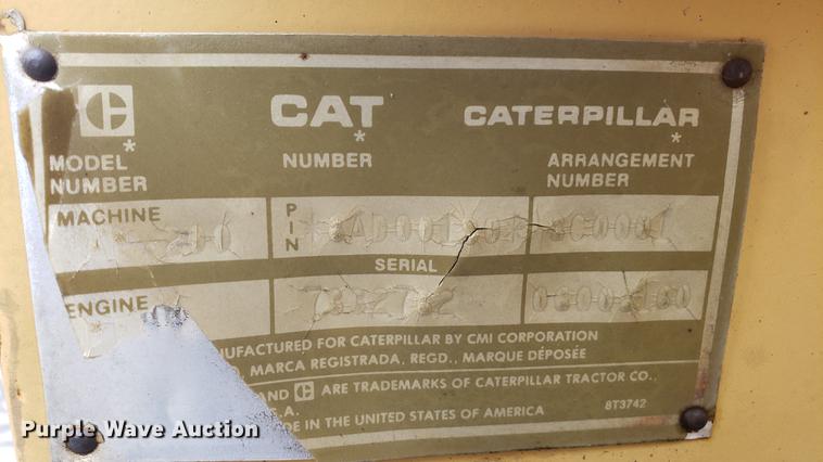 image for item DD4106 1987 Caterpillar AP200 paver