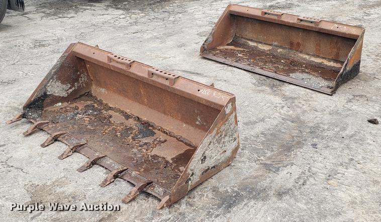 image for item DD4109 (2) skid steer buckets