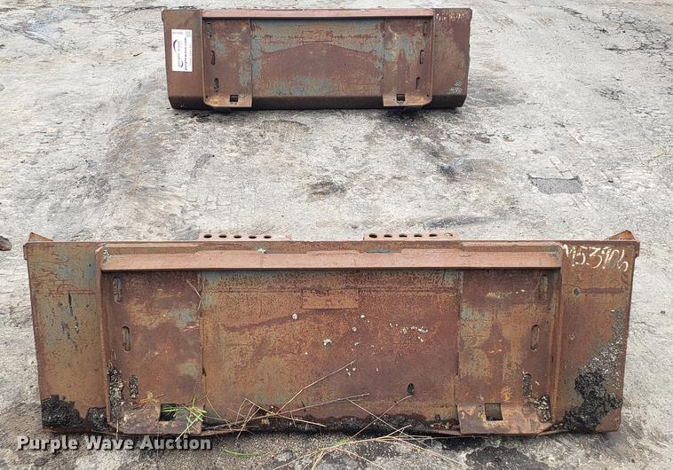 image for item DD4109 (2) skid steer buckets